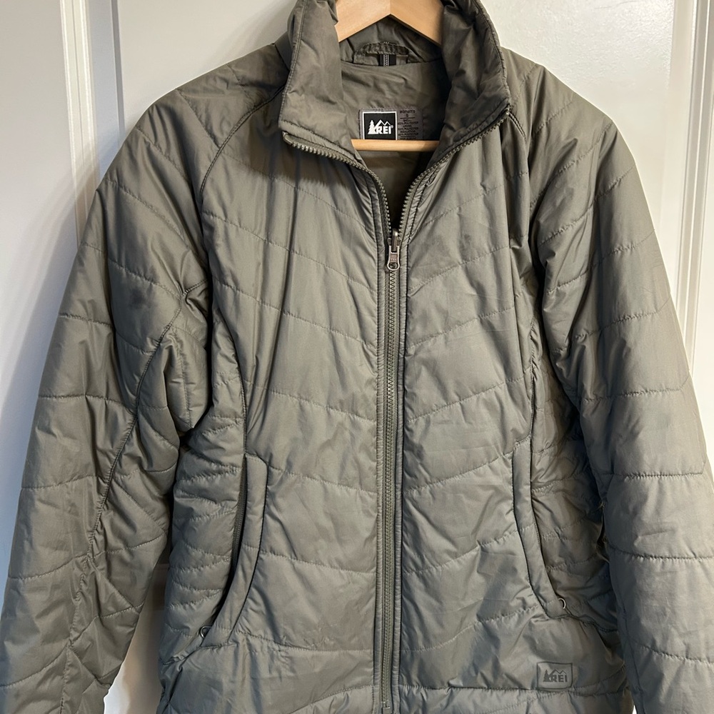 REI Utility Jacket in Olive Green